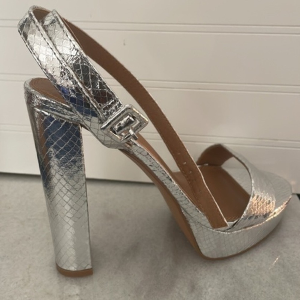 Asos Design Nutshell Platform Barely There Heels … - image 1